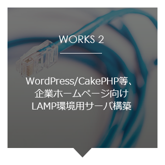 WordPress/CakePHP等、企業ホームページ向けLAMP環境用サーバ構築